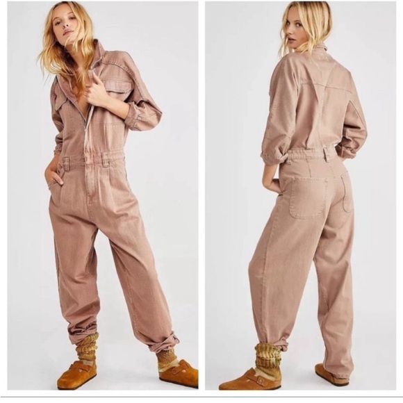 NWT Free People We The Free Sammie Coverall Jumpsuit - Picture 4 of 12